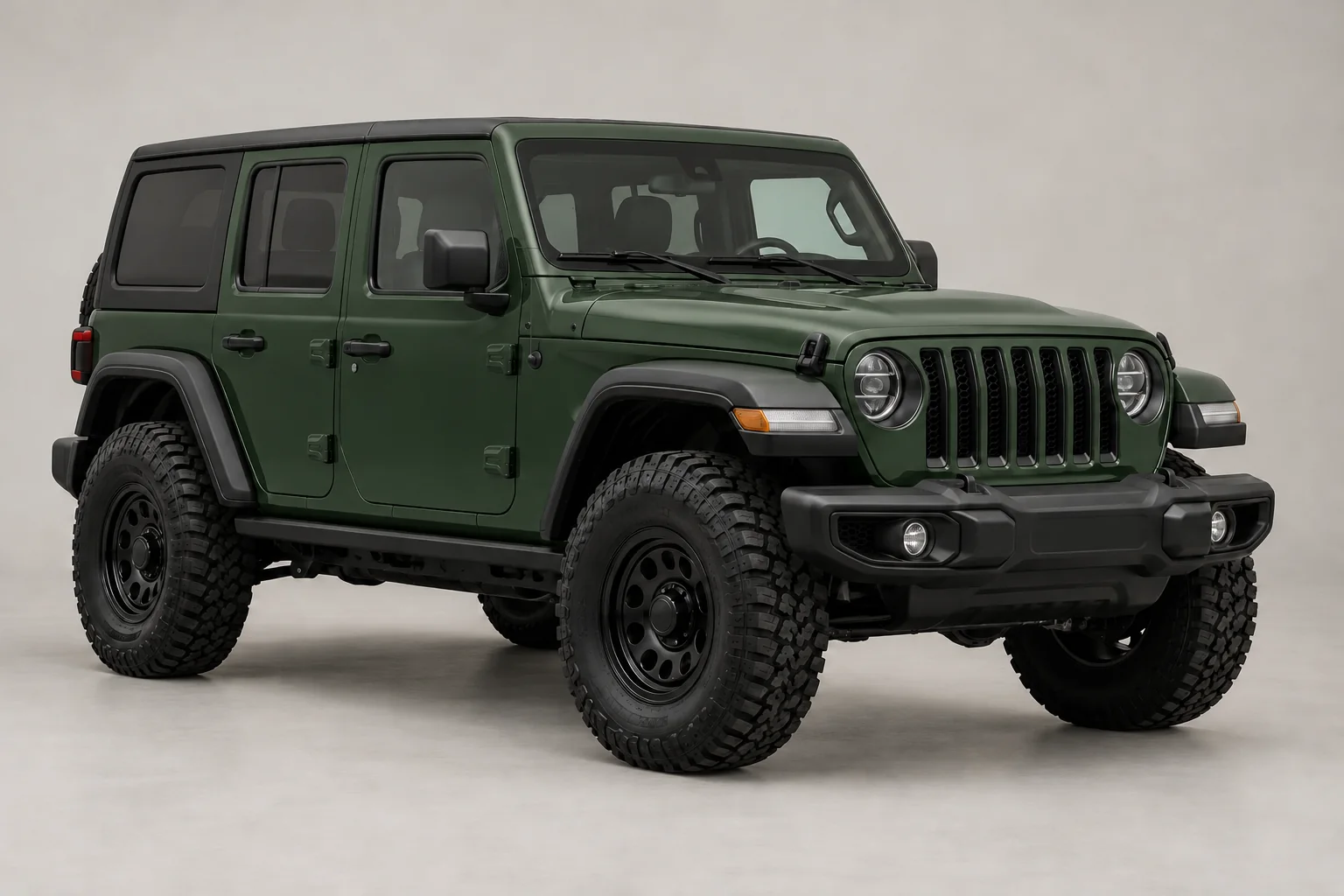 Forest green off-road SUV style preview